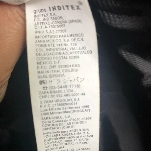 ZARA TRF Coat Size M Hooded Puffer Quilted Warm Outdoor Wind Rain - Picture 7 of 8